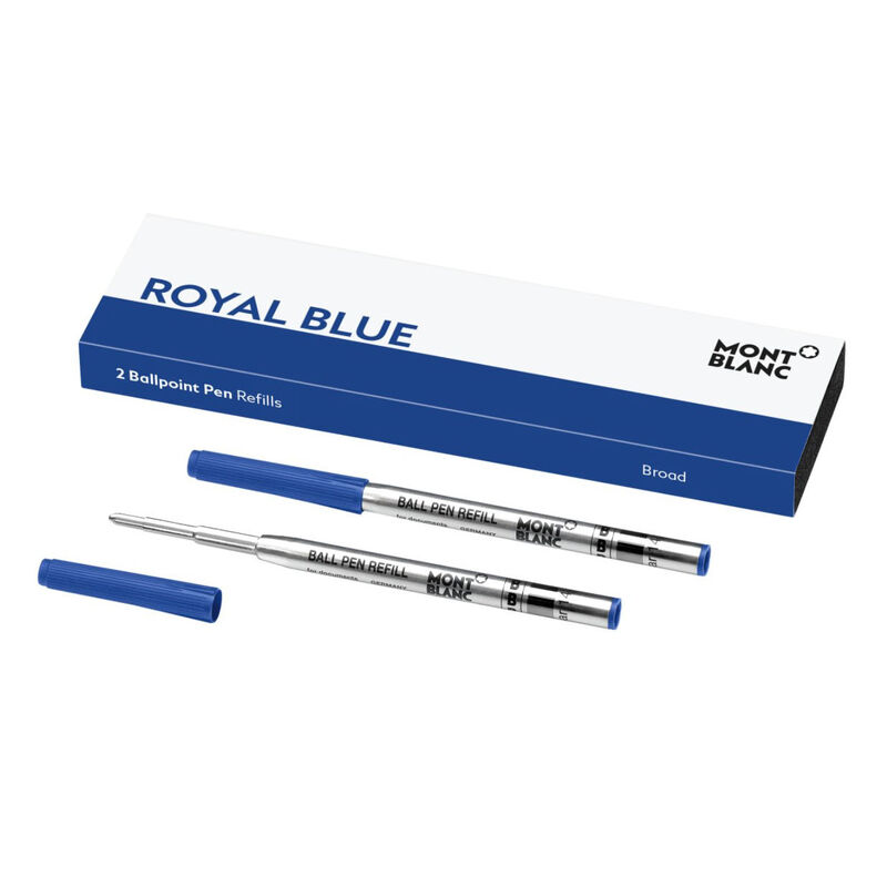 Montblanc - 2 x Ballpoint Pen Refills (B) Royal Blue image number 0